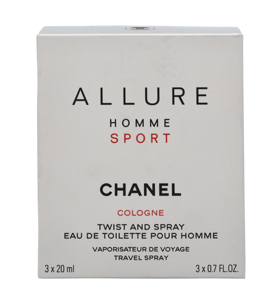 Allure Homme Sport Cologne Eau De Toilette Vaporizador De Viaje Y 2 Recargas 3 X 20 ml - Image 2
