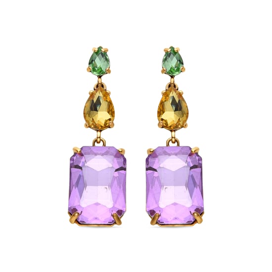 Pendientes Luxenter Phiaqua acabados en oro amarillo 18k - Image 1