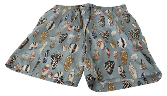 Bermudas de baño para hombre Dolce & Gabbana en azul con conchas marinas - Image 4