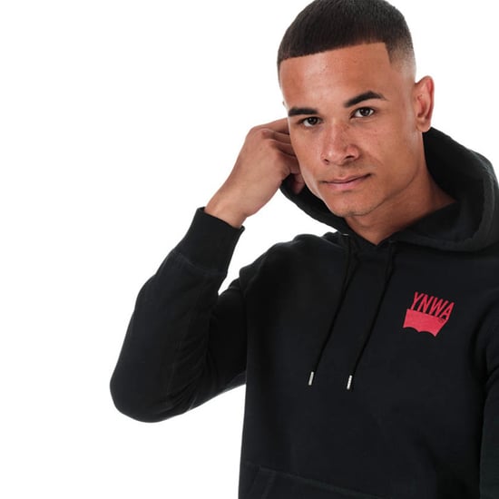Men's Levis LFC YNWA Batwing Hoody in Black