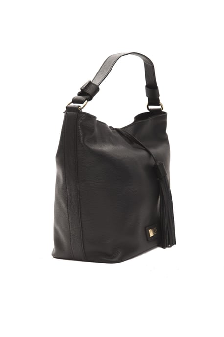 Bolso de hombro de cuero negro para mujer Donatella Pompei - Image 2