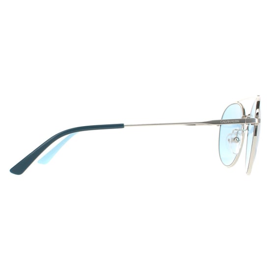 Gafas de sol Calvin Klein CK18116S 046 Nickel fixed azul claro - Image 4
