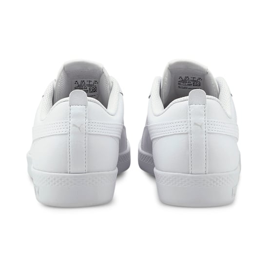 PUMA Womens Smash v2 Leather Trainers Sports Shoes - Image 3