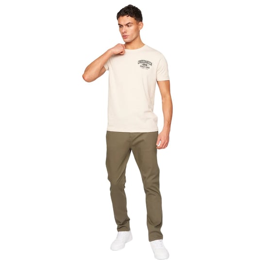 Crosshatch Mens Roysden Chinos (Khaki) - Image 3