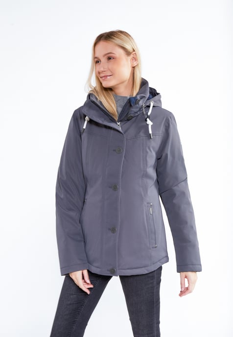 ICEBOUND Winter jacket women stone grey - Image 3