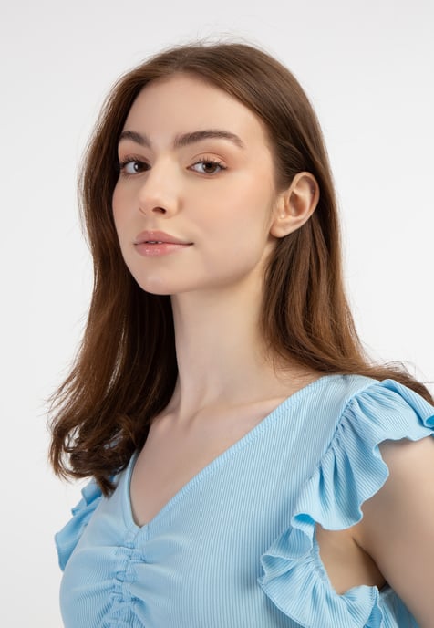 Mymo Top women light blue - Image 5