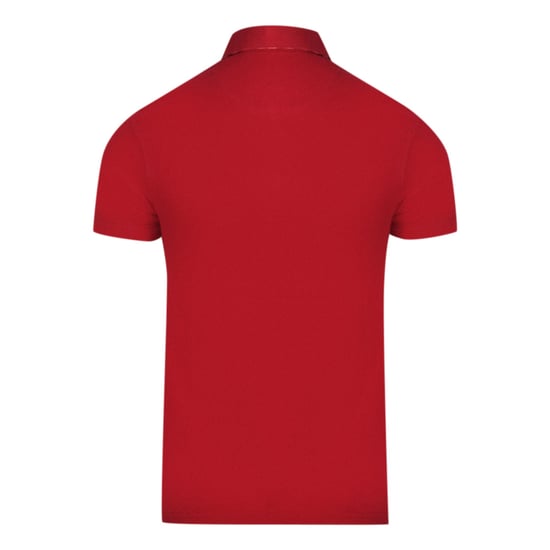 Polo rojo con logo en el pecho Aldis de Aquascutum - Image 2