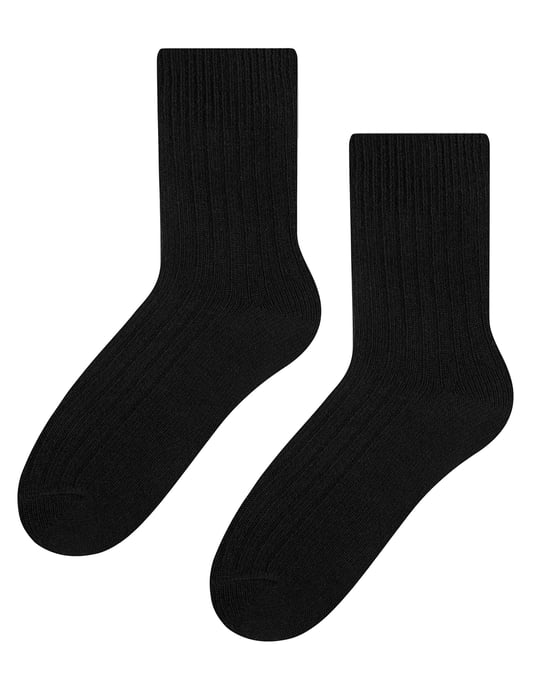 3 Pares de calcetines de lana para hombre - Negro - Image 2