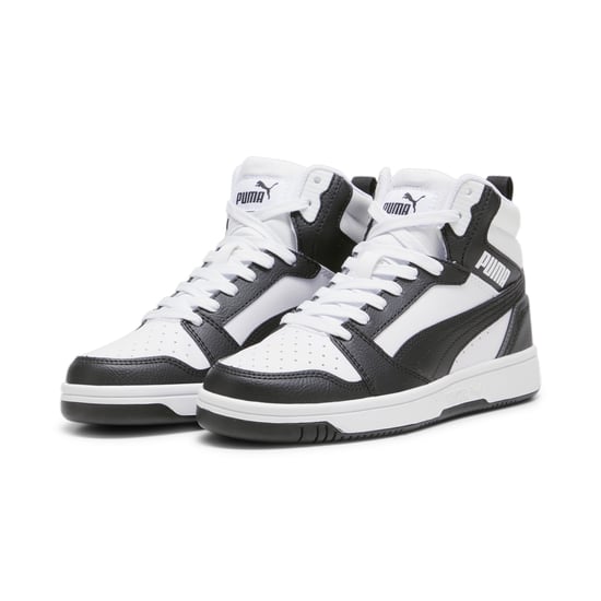 PUMA Childrens Unisex Rebound V6 Mid Sneakers - Image 2