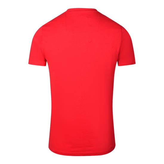 Cavalli Class Gradien Scales Design Logo Red T-Shirt