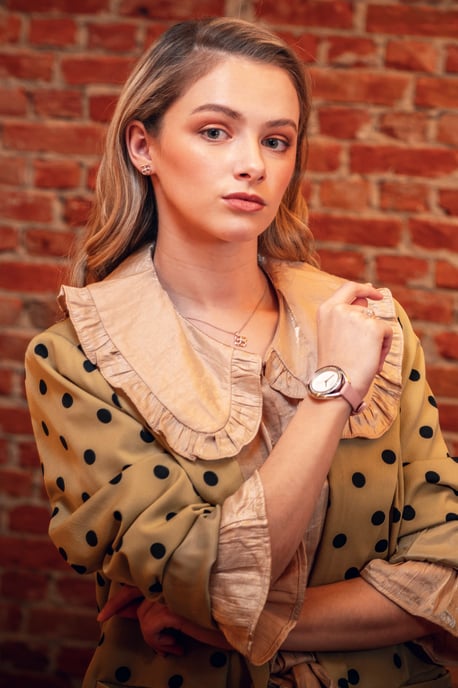 Orphelia 'Aida' Women's 925 Sterling Silver Set: Necklace + Earrings + Ring - Silver SET-7472 - Image 5