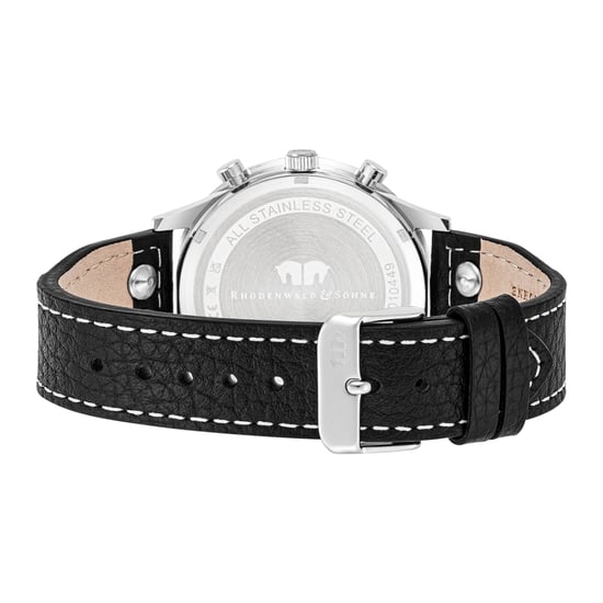 Rhodenwald   Söhne Male Genuine leather Watch 43,8 mm