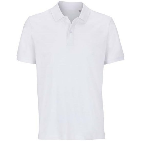 SOLS Unisex Adult Pegase Pique Polo Shirt (White) - Image 1