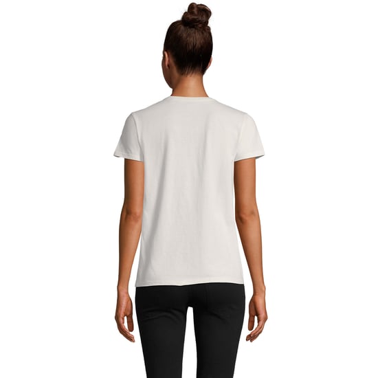 SOLS Womens/Ladies Pioneer T-Shirt (Off White) - Image 2