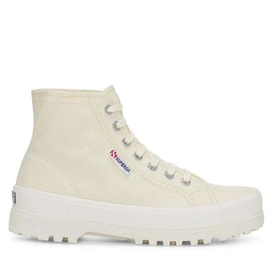 Superga Womens/Ladies 2341 Cotu Alpina High Tops (Natural Beige/Avorio) - Image 1