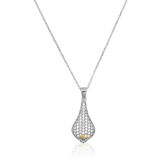 Orphelia Women's 925 Sterling Silver Chain with Pendant - Silver/Gold ZH-4880 - Image 2