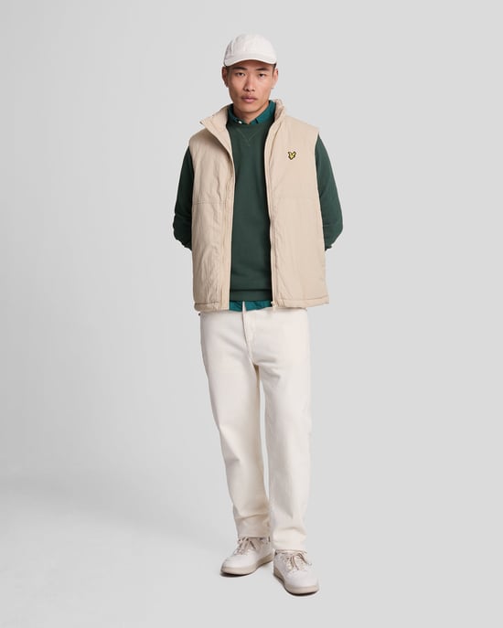 Sudadera verde azulado Argyle con la marca Lyle & Scott - Image 2