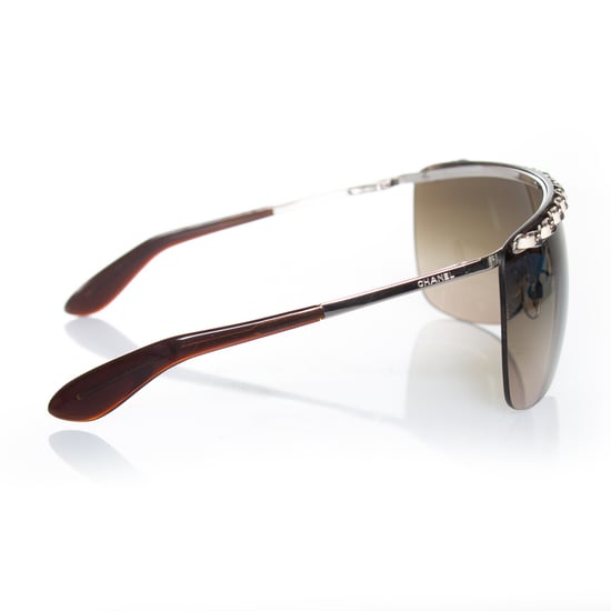 rimless shield chain sunglasses - Image 4