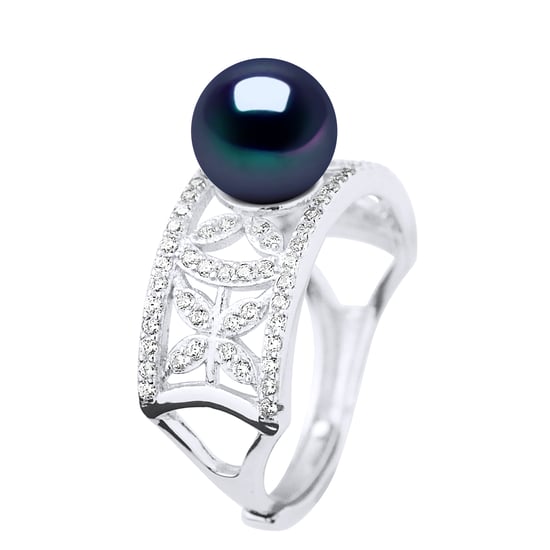 Ring Jewelry - Real Cultured Freshwater Pearl Round 8-9 mm - Image 1