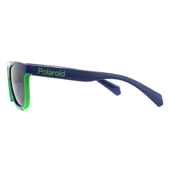 Gafas de sol para niños Polaroid PLD 8041/S RNB M9 Azul Verde Gris Polarizadas - Image 3