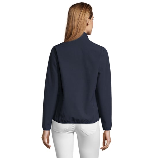 SOLS Womens/Ladies Radian Soft Shell Jacket (Abyss Blue) - Image 2