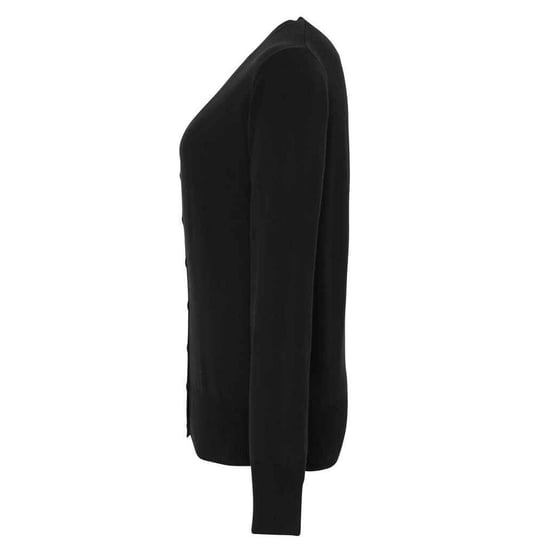 Premier Womens/Ladies Essential Acrylic V Neck Cardigan (Black) - Image 3