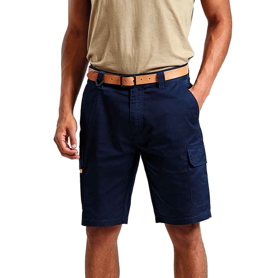 Premier Mens Work Cargo Shorts (Navy) - Image 3