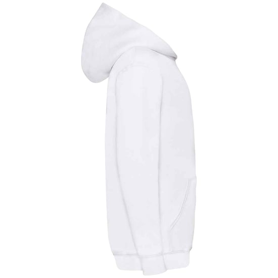 Fruit Of The Loom Kids Unisex Classic 80/20 Hoodie (White) - Image 3