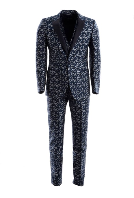 Traje de 1 botón para hombre Dolce & Gabbana Stars de 3 piezas - Image 1
