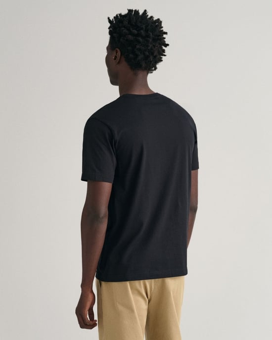 GANT Mens Regular Fit Short Sleeve Archive Shield T-Shirt - Image 2
