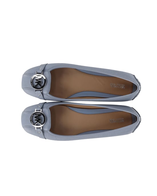 Michael Kors Fulton Moccasin Flats in Pastel Blue Leather - Image 5