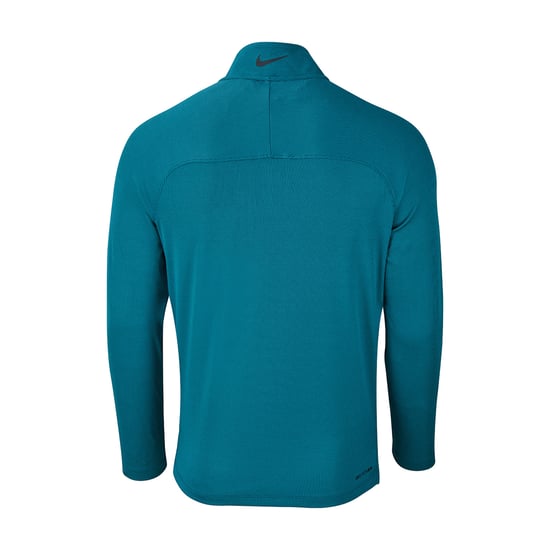 Nike Mens Vapor Half Zip Top (Bright Spruce/Obsidian Blue/Black) - Image 2
