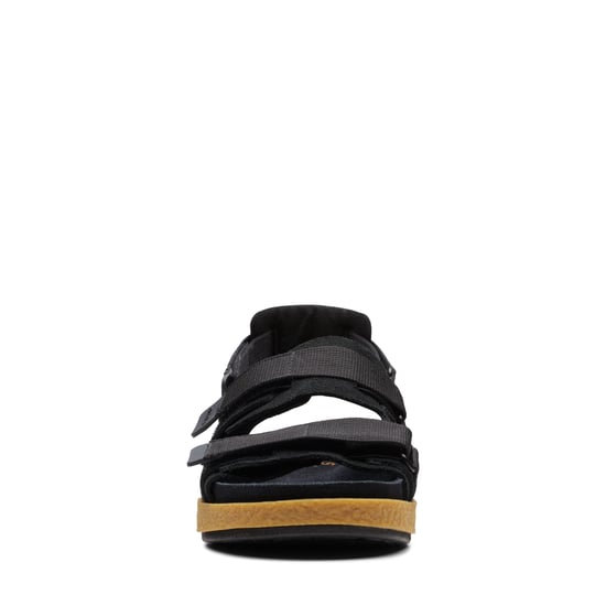 Men's Clarks Originals Overleigh Tor Sandals in Black - Image 3