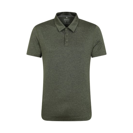 Mountain Warehouse Mens Deuce IsoCool Polo Shirt (Dark Khaki) - Image 1