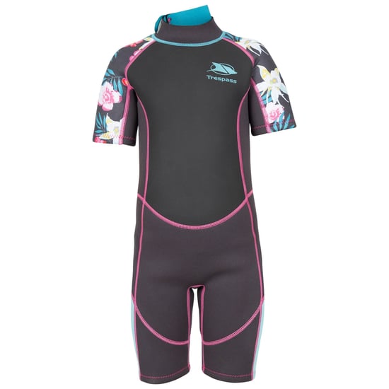 Trespass Childrens/Kids Posie Wetsuit (Dark Grey)