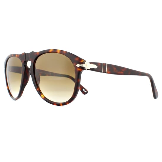 Persol Aviator Mens Havana Brown Gradient Sunglasses
