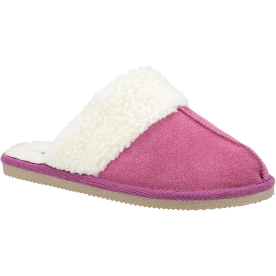 Hush Puppies Womens/Ladies Arianna Suede Slippers (Pink) - Image 1