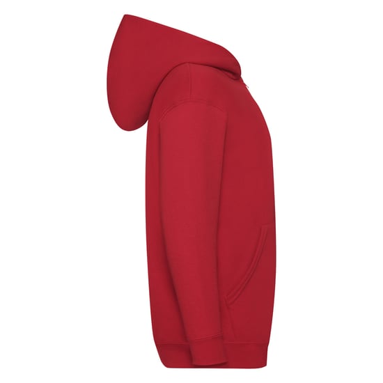 Fruit of the Loom Childrens/Kids Classic Full Zip Hoodie (Red) - Image 3