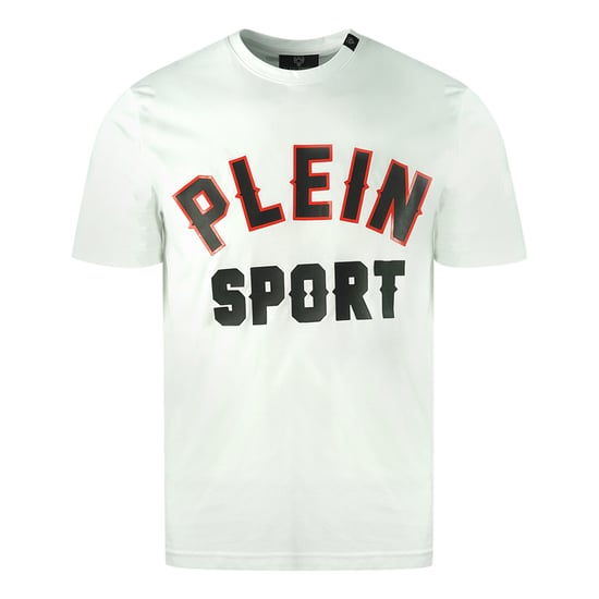 Camiseta Blanca con Logotipo Block de Plein Sport - Image 1