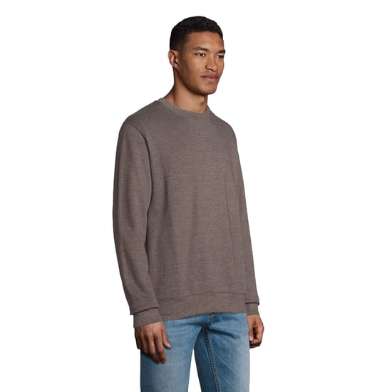 SOLS Unisex Adult Columbia Crew Neck Sweatshirt (Charcoal Melange) - Image 3