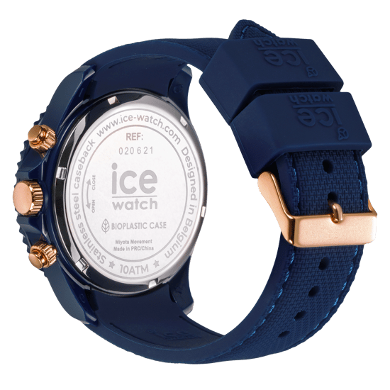 Ice Watch Ice Chrono - Dark Blue Rose-gold Men's Blue Watch 020621 - Image 3