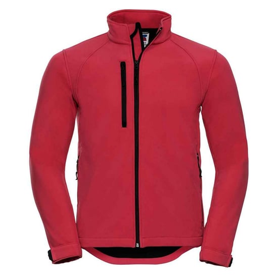 Russell Mens Plain Soft Shell Jacket (Classic Red) - Image 1