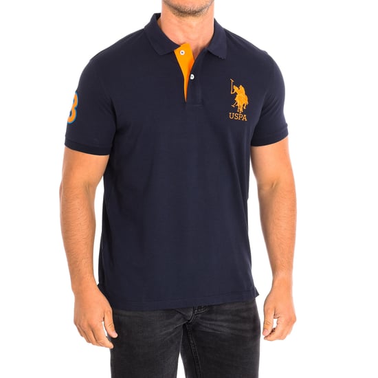 KORYCBAD Short Sleeve Polo with contrasting lapel collar 64779 man