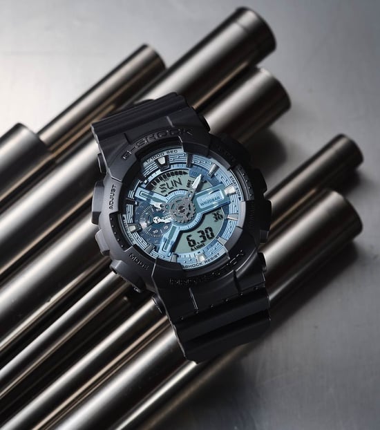 Casio G-shock Men's Black Watch GA-110CD-1A2ER - Image 3