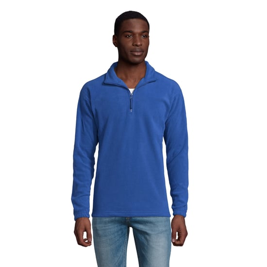 SOLS Unisex Adult Ness Half Zip Fleece Top (Royal Blue) - Image 1