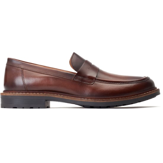 Base London Ivey Leather Men's Burnt Brown Loafers - Image 5