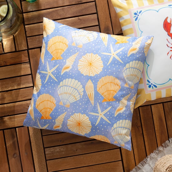 furn. Funda de Cojín Impresa con Conchas Marinas - Image 6