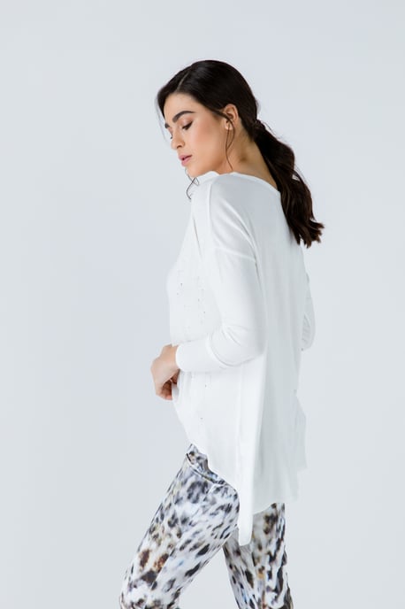 Top de punto con detalle de jacquard - Image 5