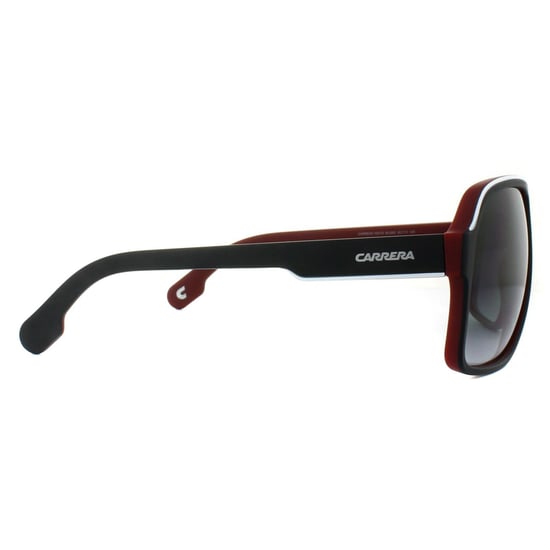 Gafas de sol Carrera Aviator unisex negro blanco rojo gris oscuro degradado - Image 4