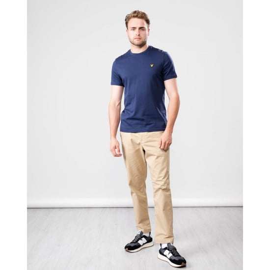Camiseta Marineblaues con Lyle and Scott-Markenlogo en el Brust - Image 5
